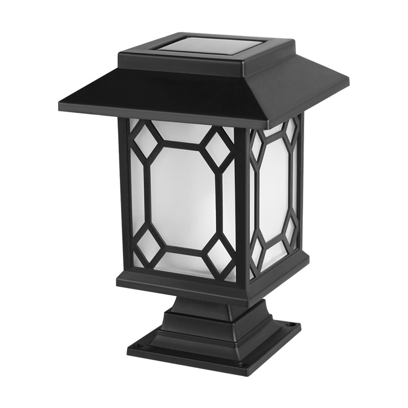 Solar column head lawn light Solar column head lawn light